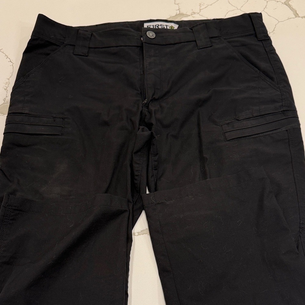 First Tactical Men's Black Cargo Pants